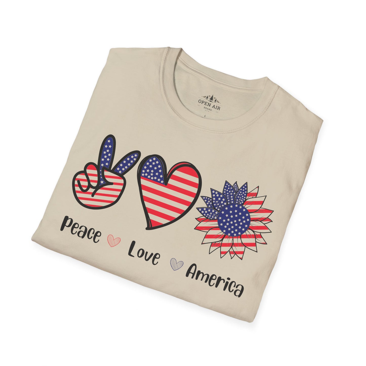 Peace Love America T-Shirt