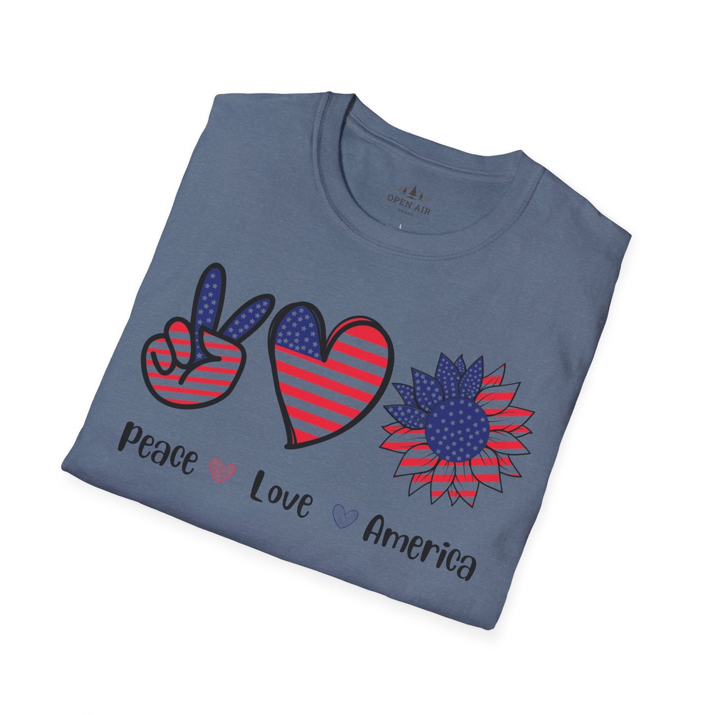 Peace Love America T-Shirt