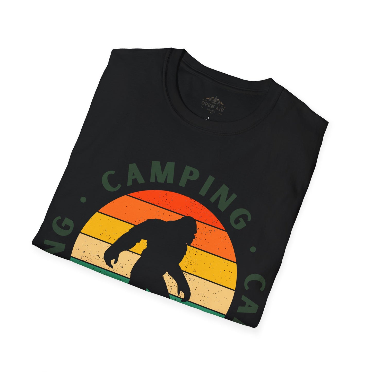 Camping Bigfoot T-Shirt