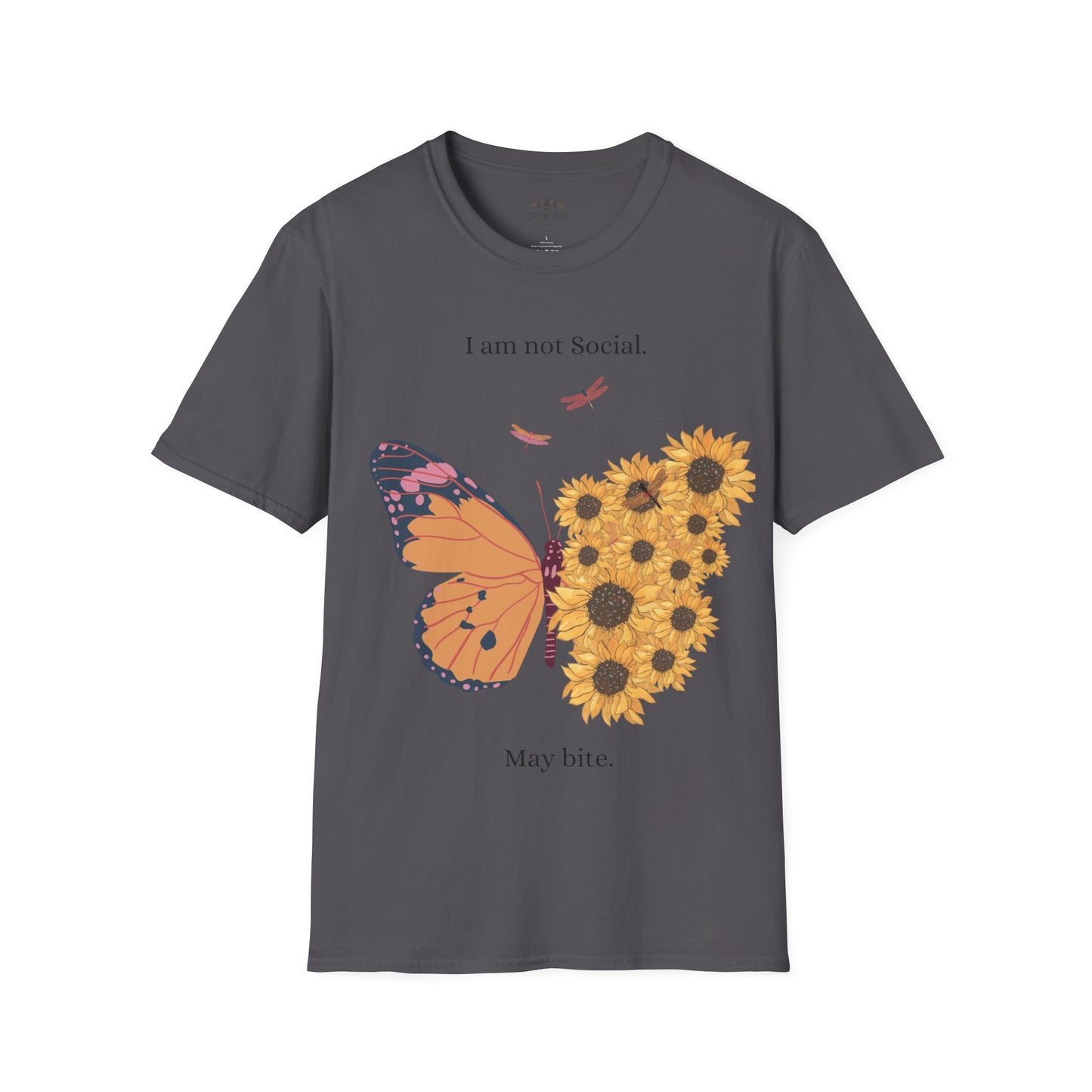 Not Social May Bite T-Shirt