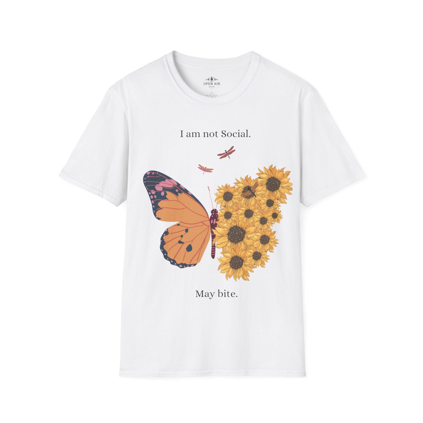 Not Social May Bite T-Shirt