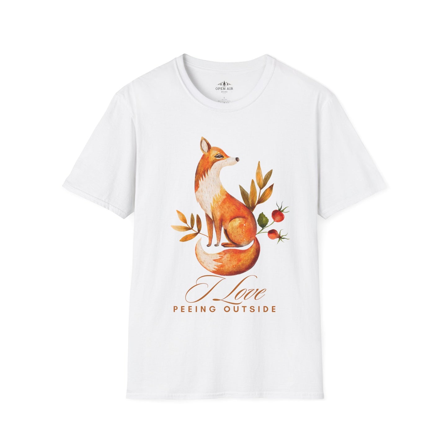 I love Peeing Outside Fox T-Shirt