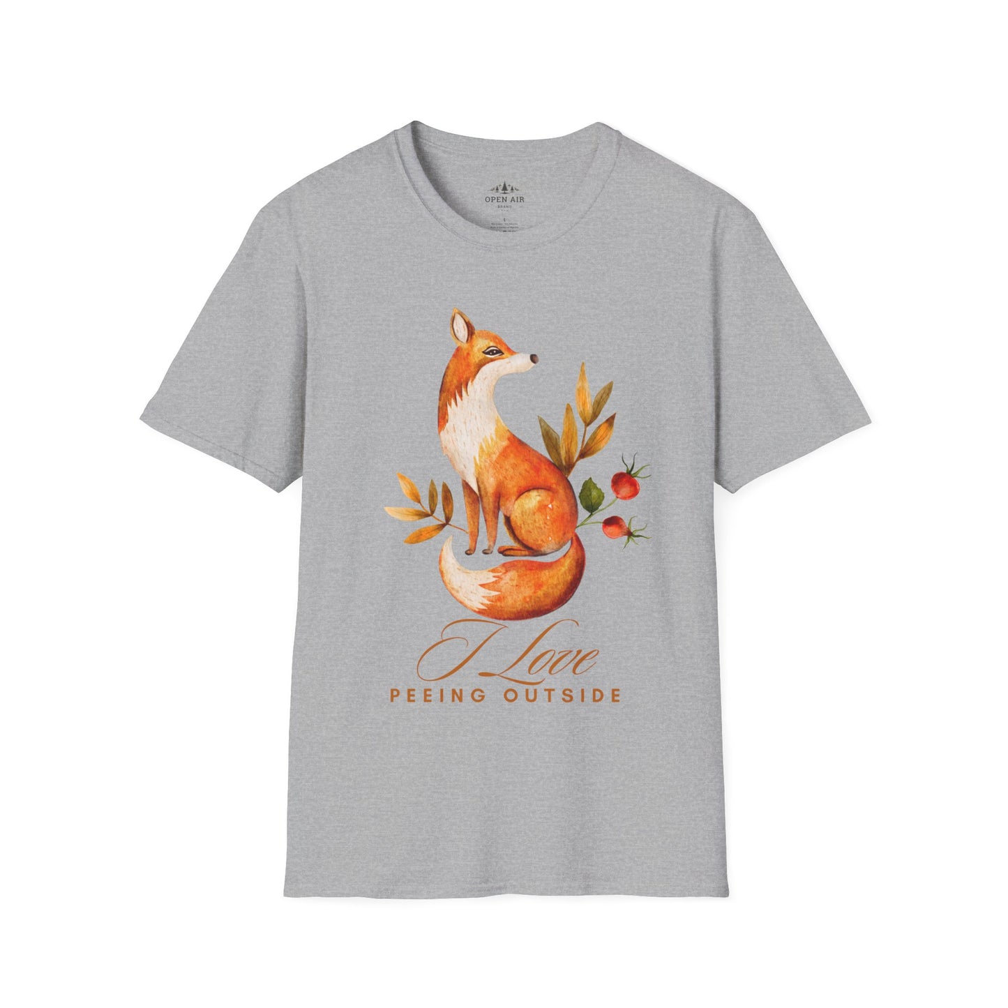 I love Peeing Outside Fox T-Shirt