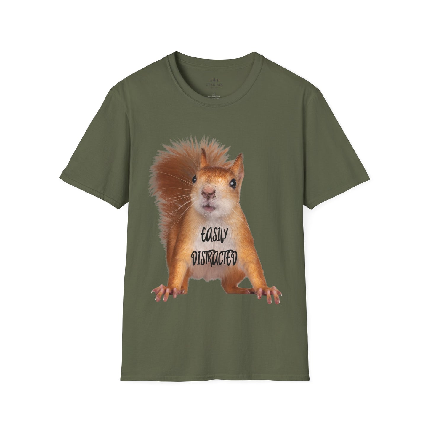 Easily Distracted Squirrel T-Shirt