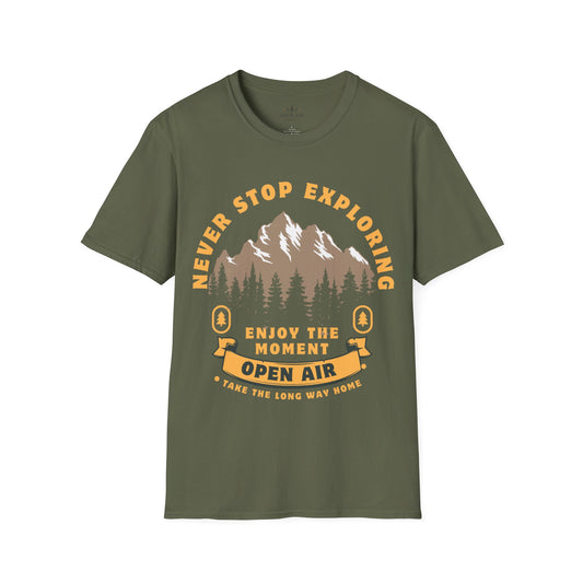 Never Stop Exploring T-Shirt