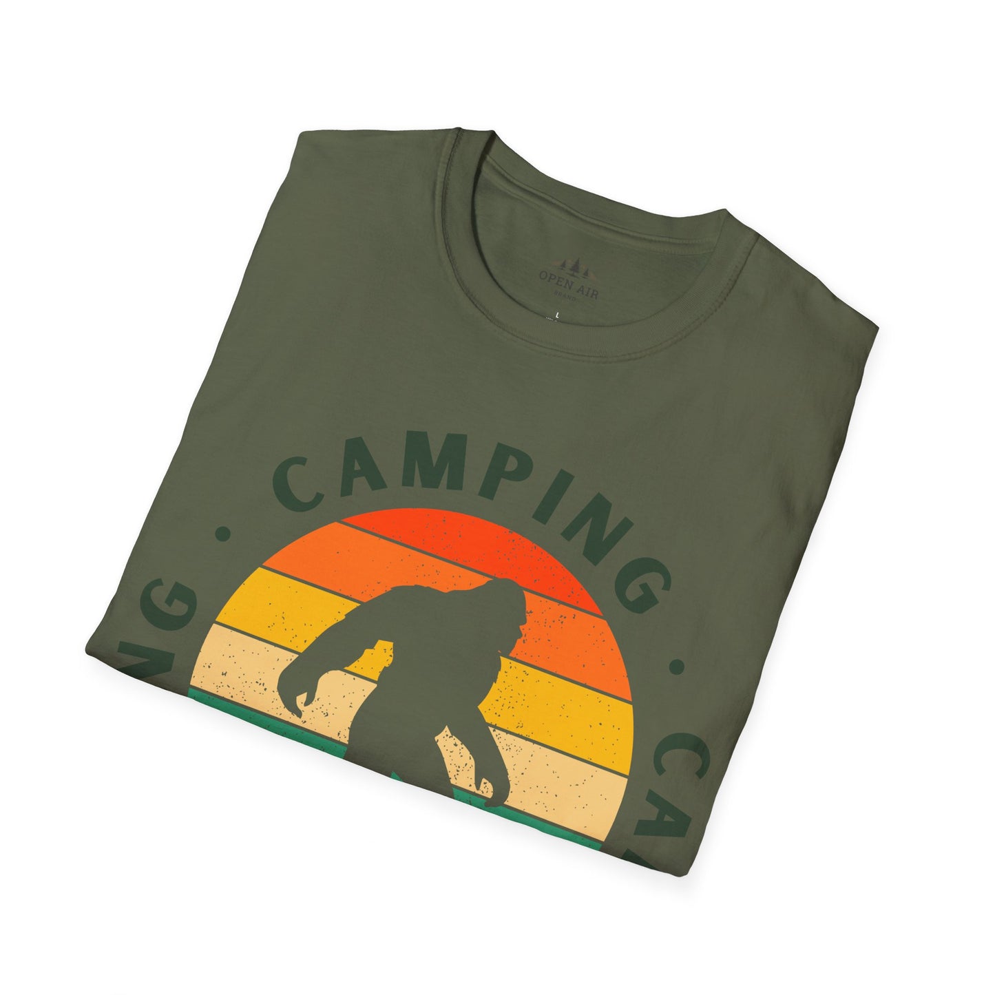 Camping Bigfoot T-Shirt