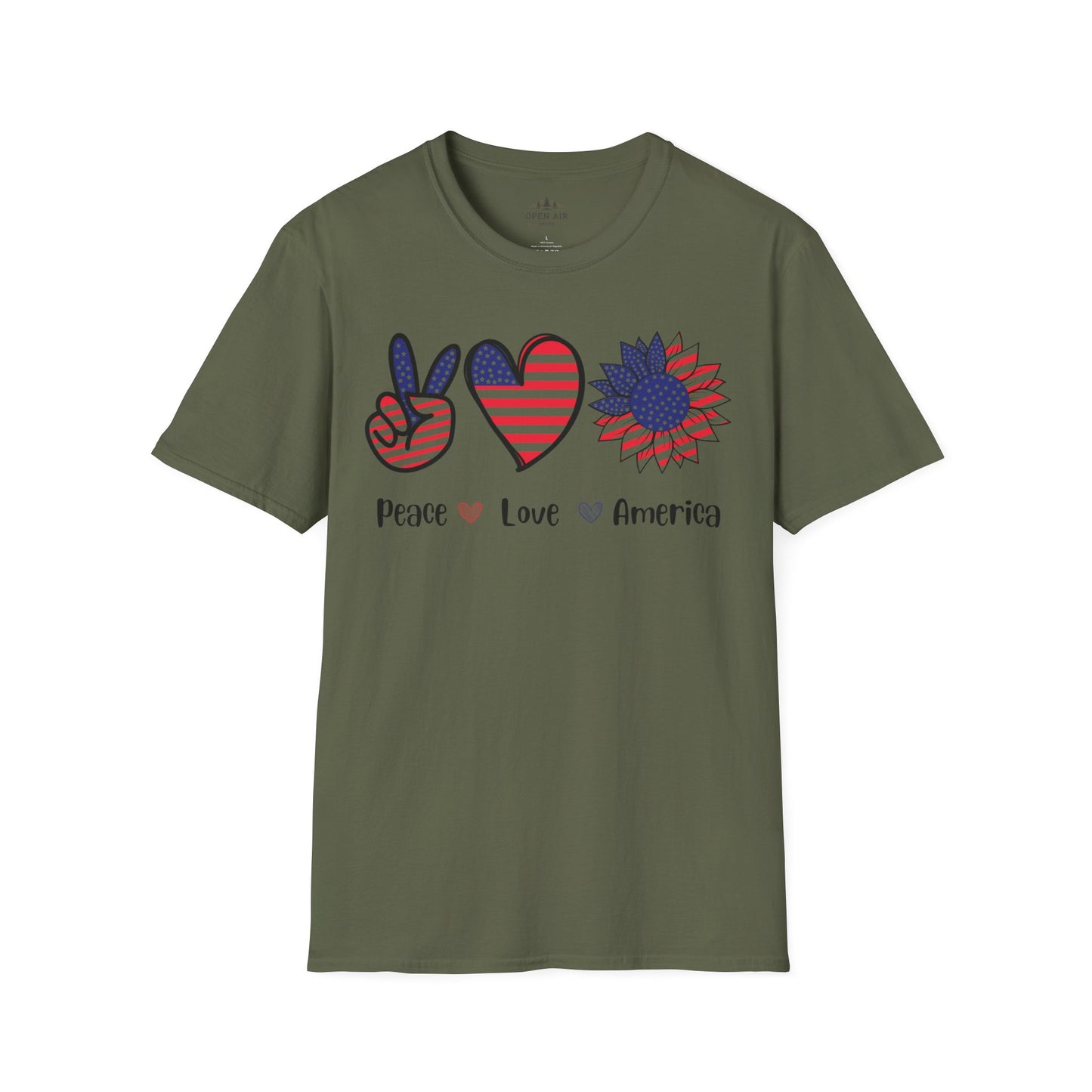 Peace Love America T-Shirt