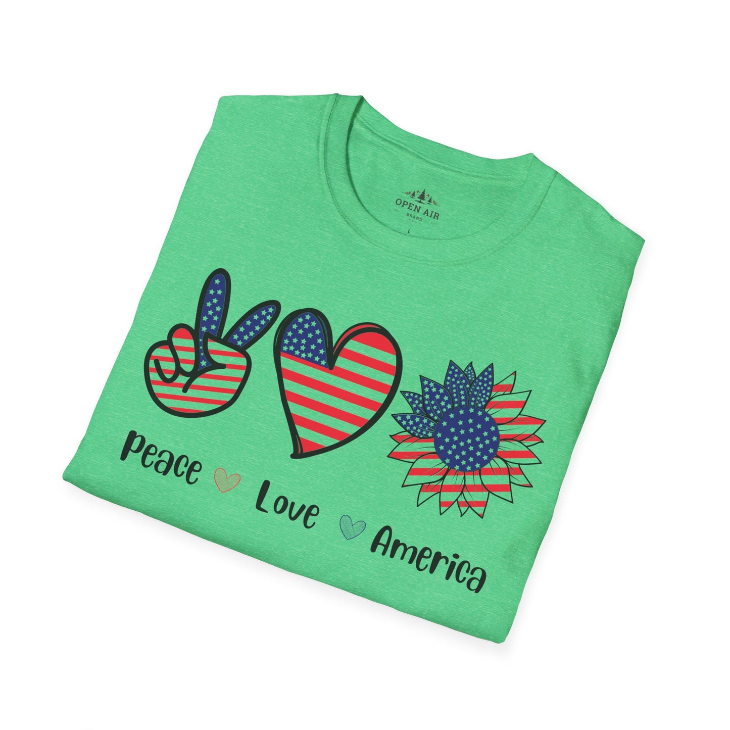 Peace Love America T-Shirt