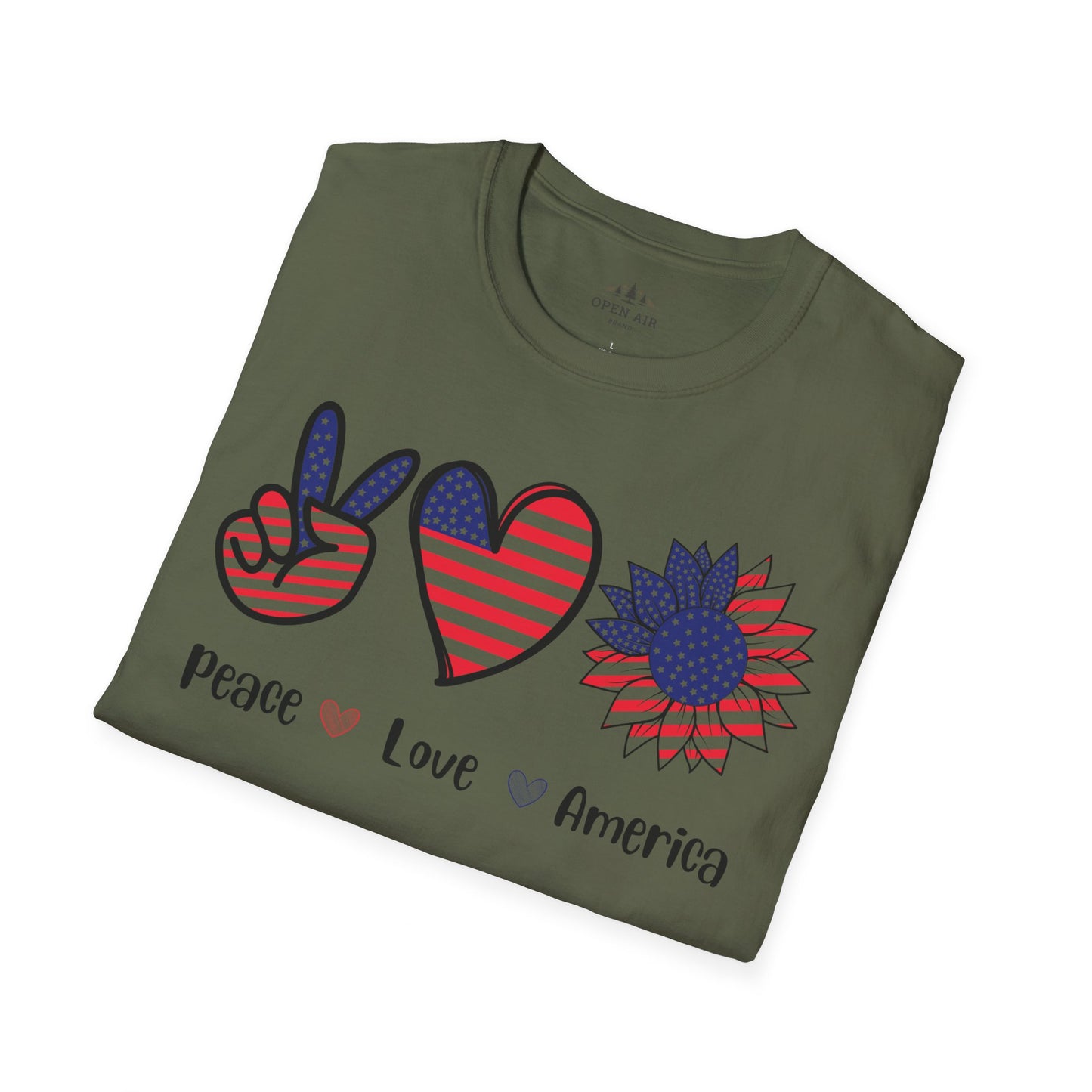 Peace Love America T-Shirt