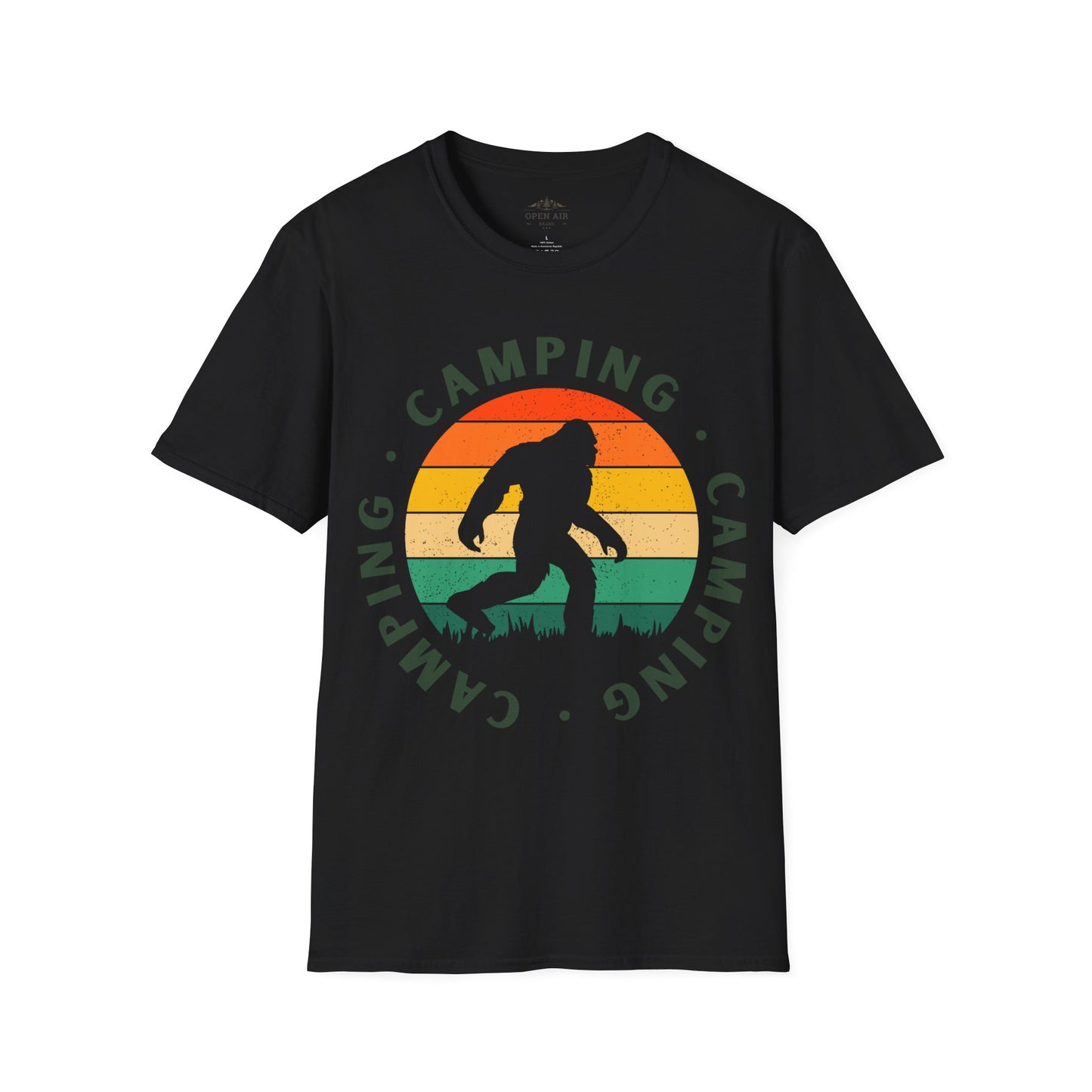 Camping Bigfoot T-Shirt