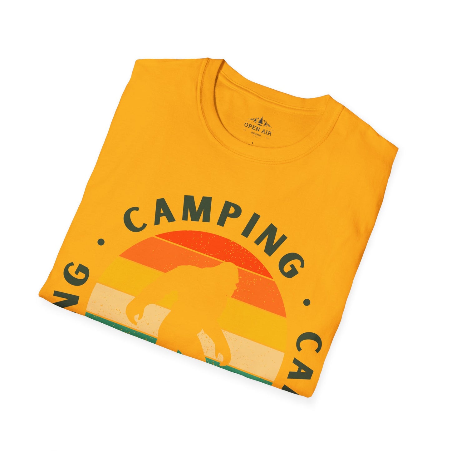 Camping Bigfoot T-Shirt