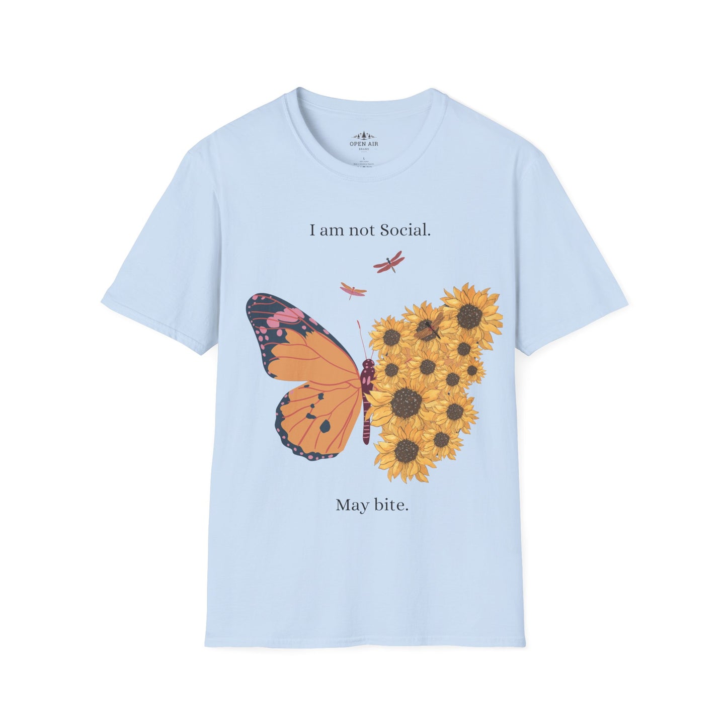Not Social May Bite T-Shirt