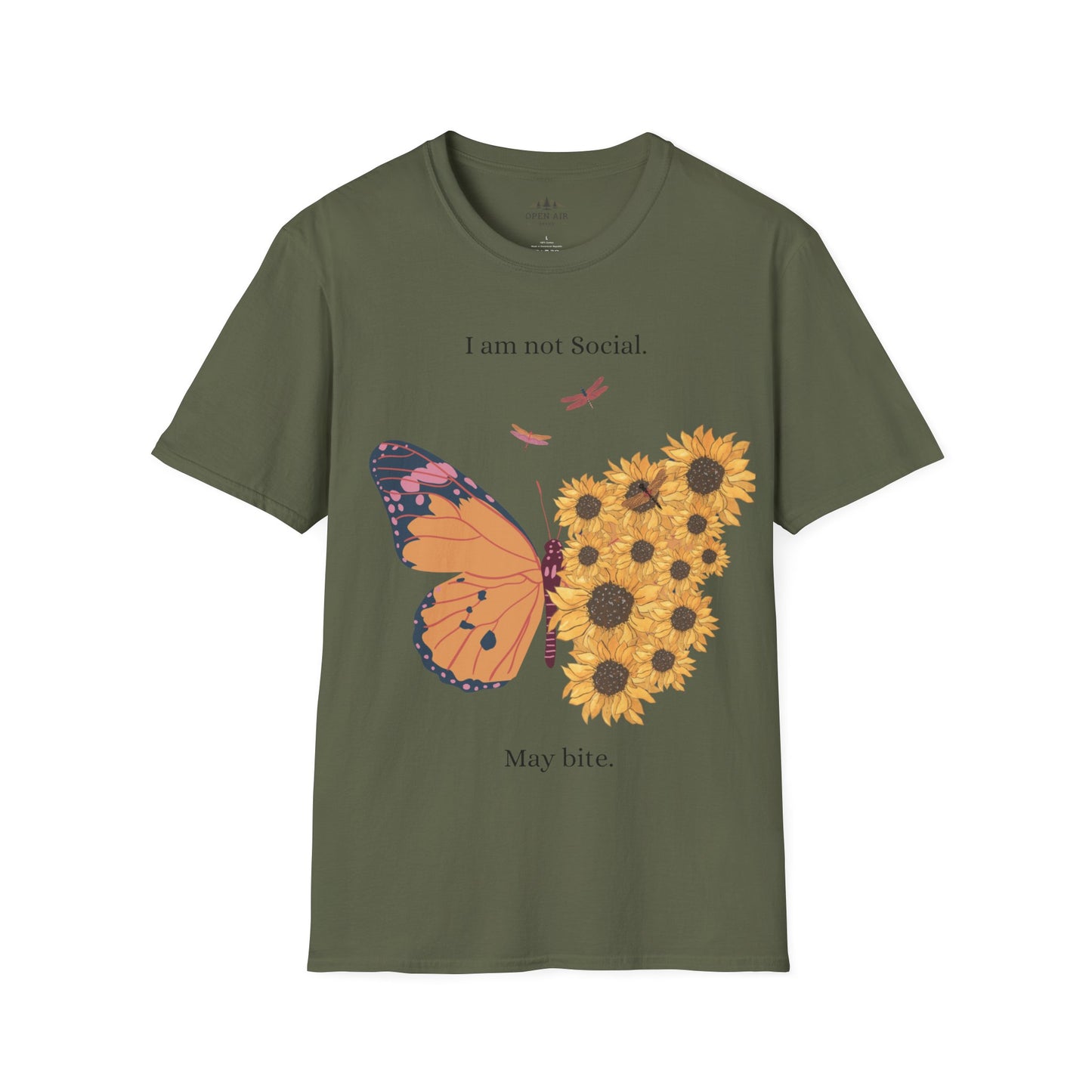 Not Social May Bite T-Shirt