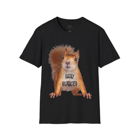 Easily Distracted Squirrel T-Shirt