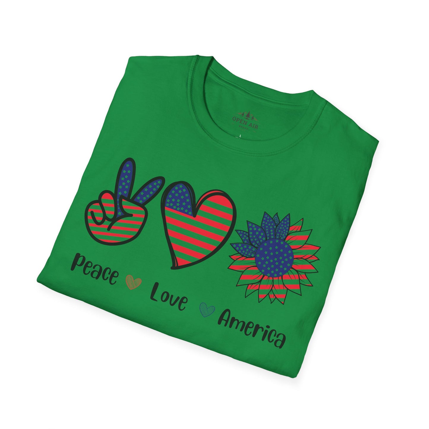Peace Love America T-Shirt