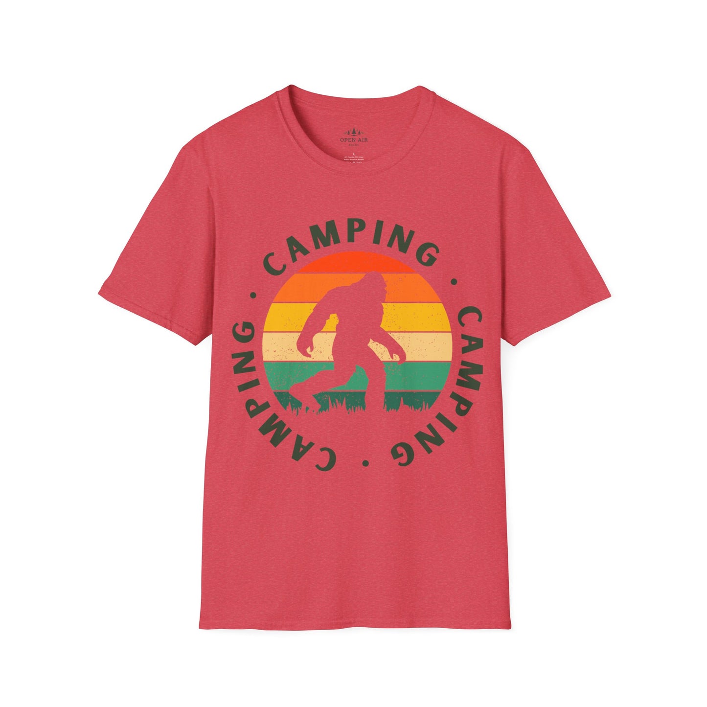 Camping Bigfoot T-Shirt