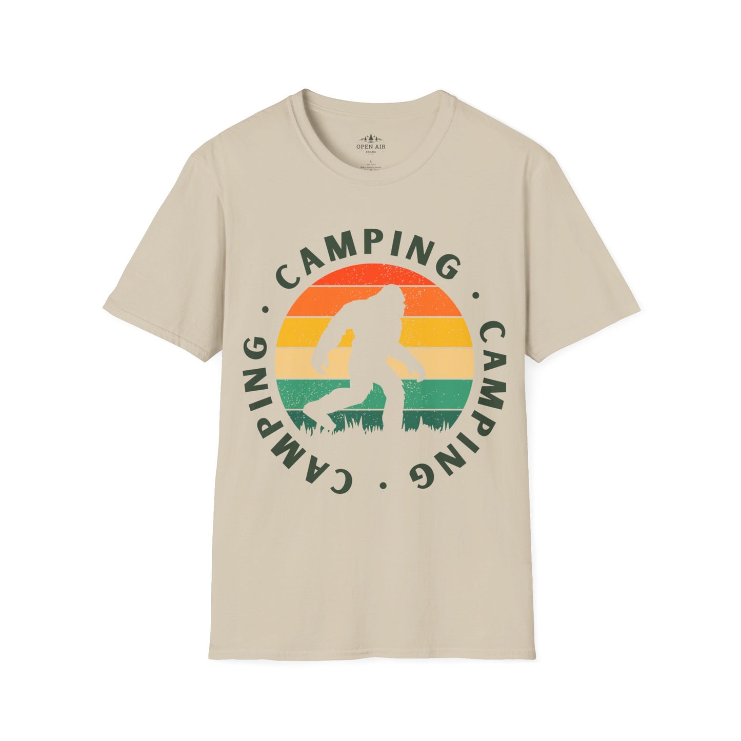 Camping Bigfoot T-Shirt