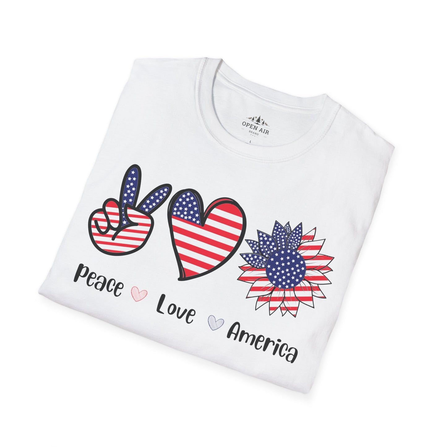 Peace Love America T-Shirt