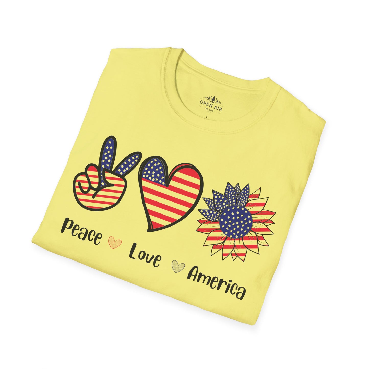 Peace Love America T-Shirt