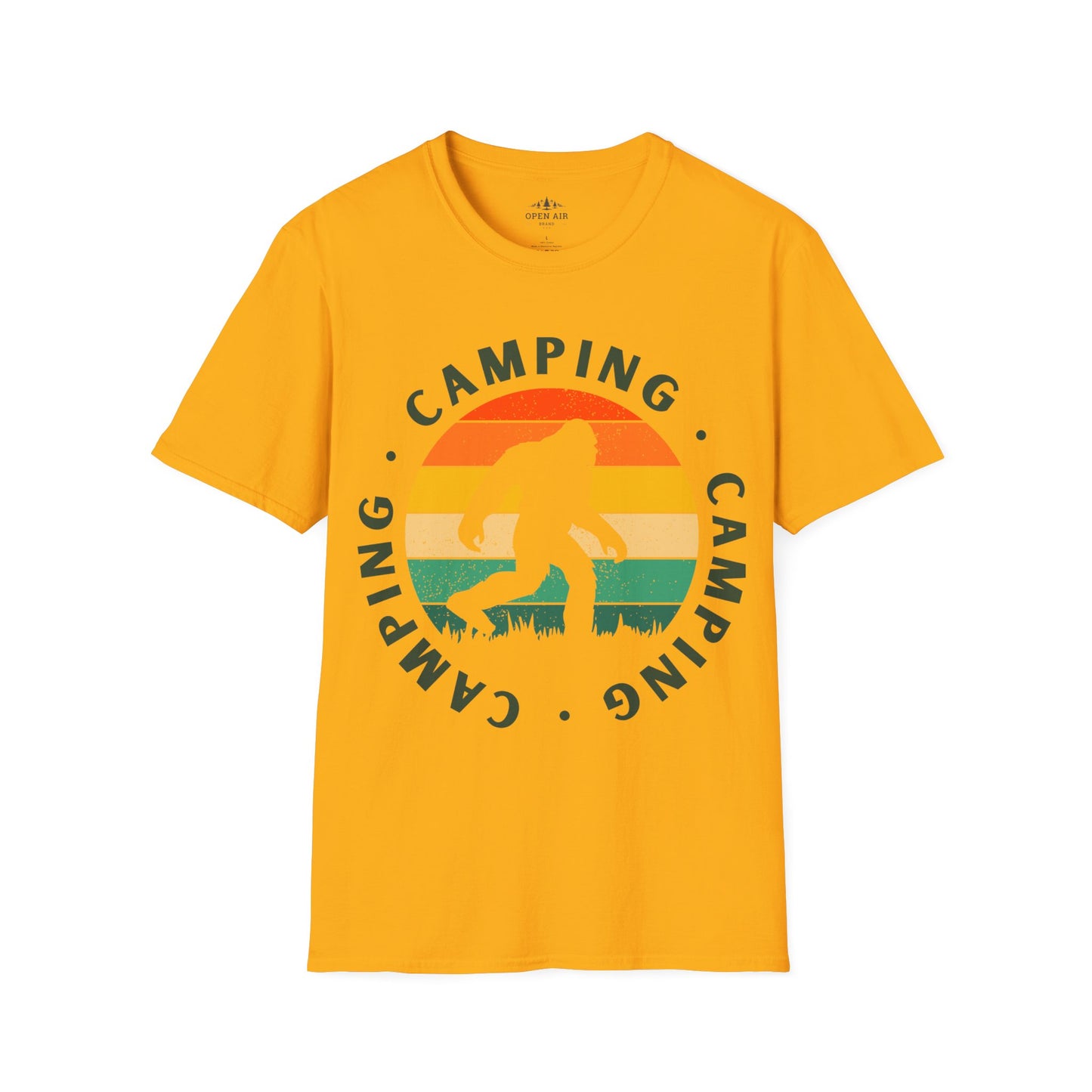 Camping Bigfoot T-Shirt