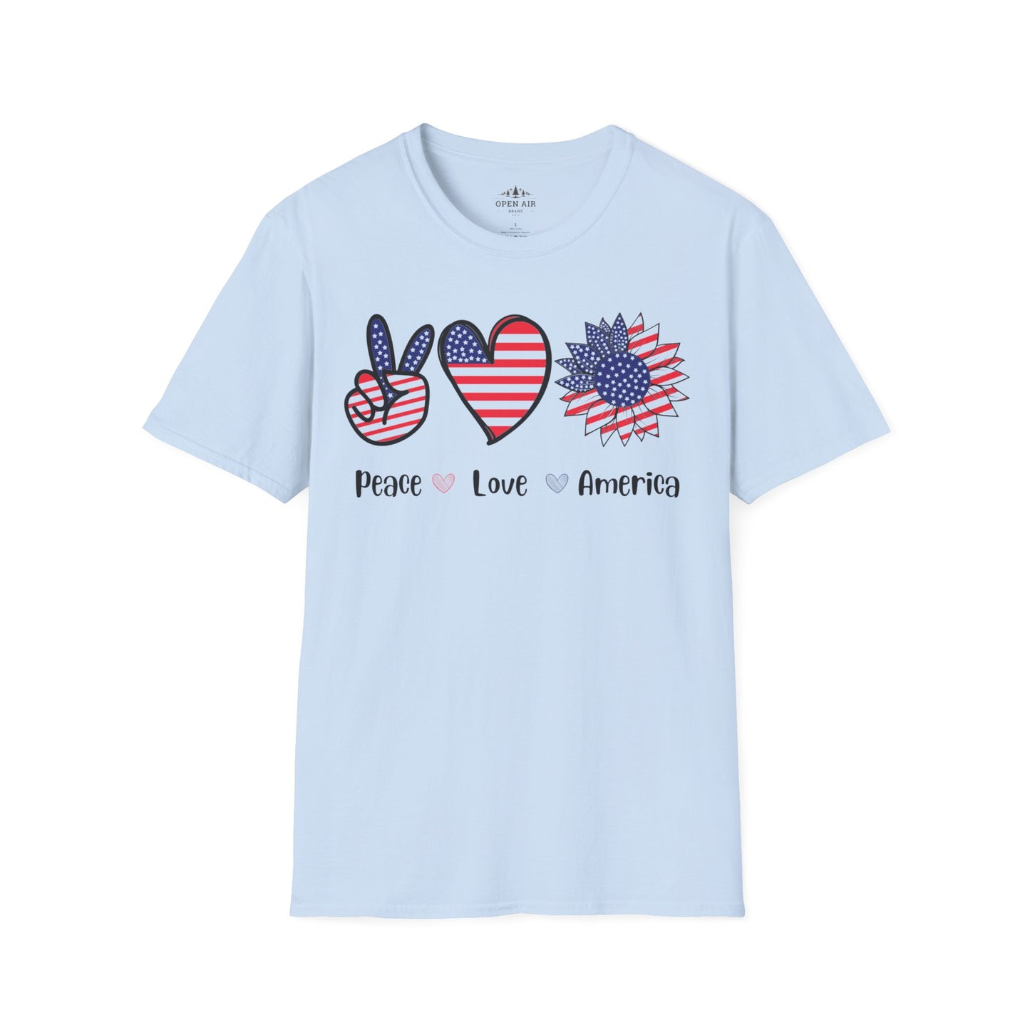 Peace Love America T-Shirt
