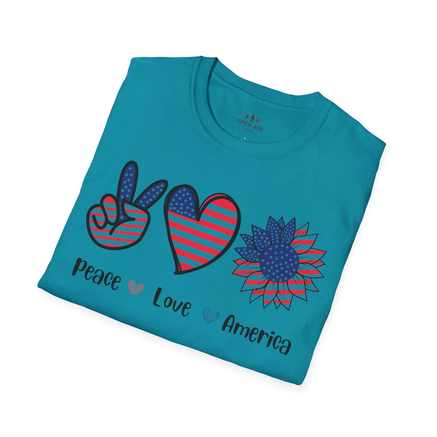Peace Love America T-Shirt
