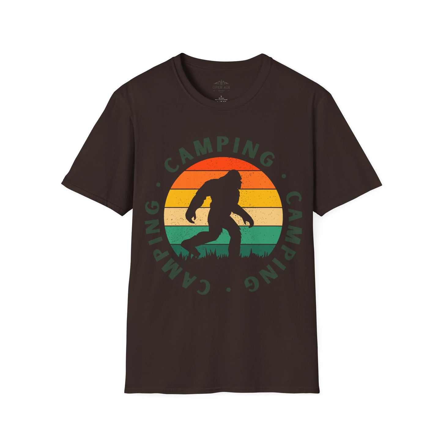 Camping Bigfoot T-Shirt