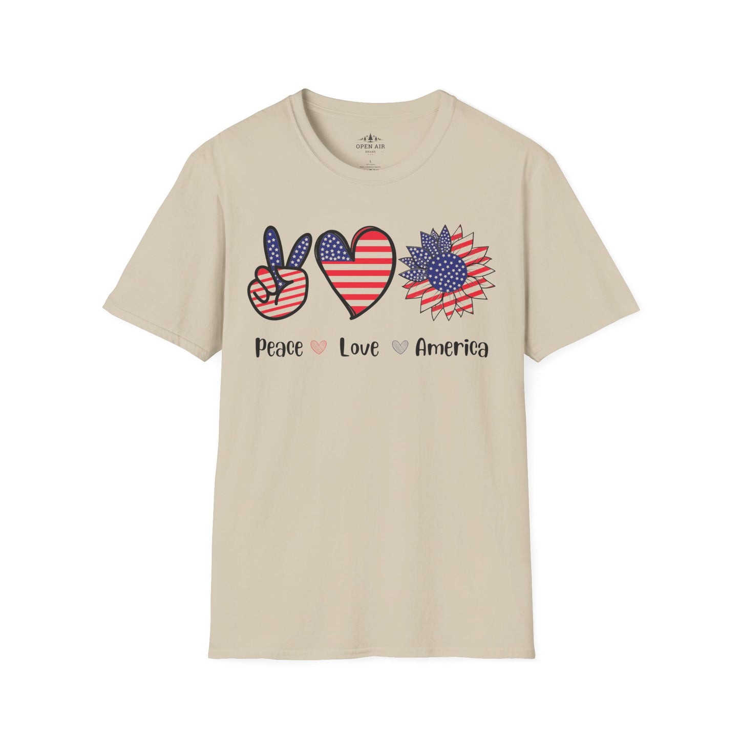 Peace Love America T-Shirt
